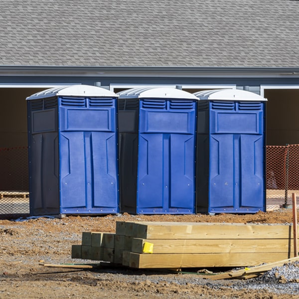 what is the maximum capacity for a single porta potty in Rockefeller